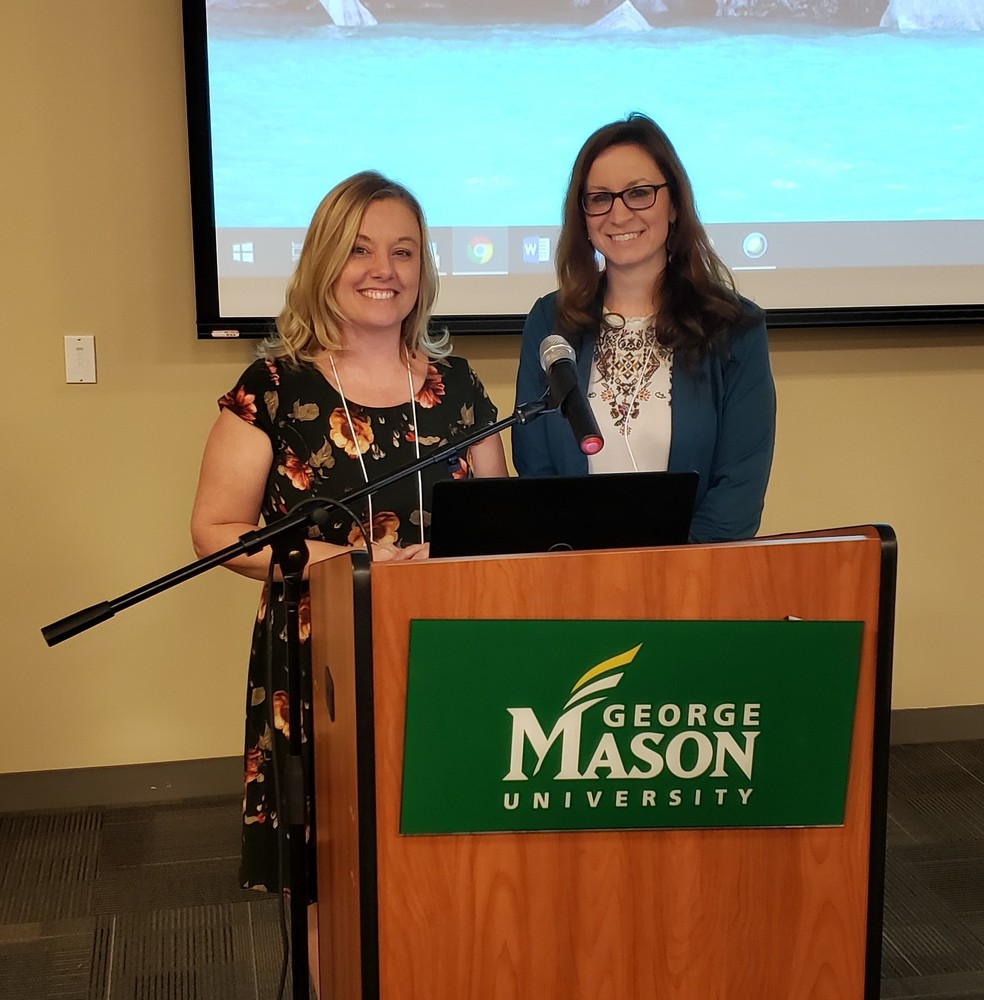 Valerie Ferrell and Cassie Bailey of PCPS