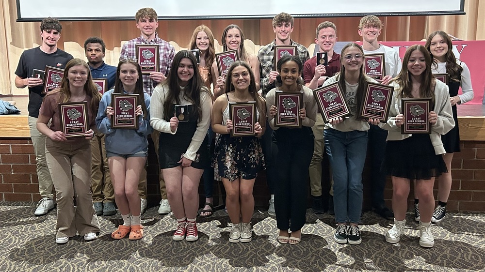 LHS WINTER ATHLETES RECOGNIZED Luray High School