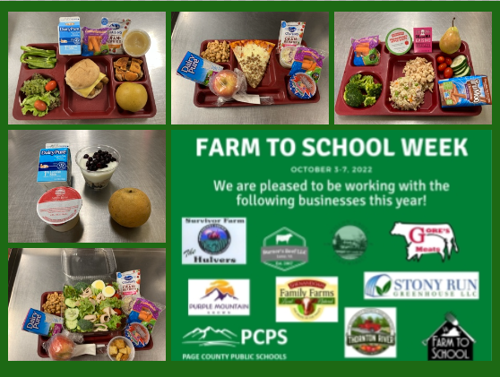 Farm to School Week Collage