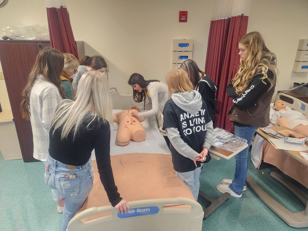 students in clinical medical at PCTC