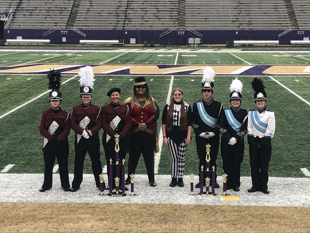 band competition LHS and PCHS band members