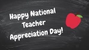 Happy National Teacher Appreciation Day 