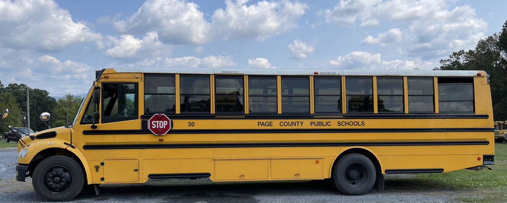 Page County Public Schools Bus