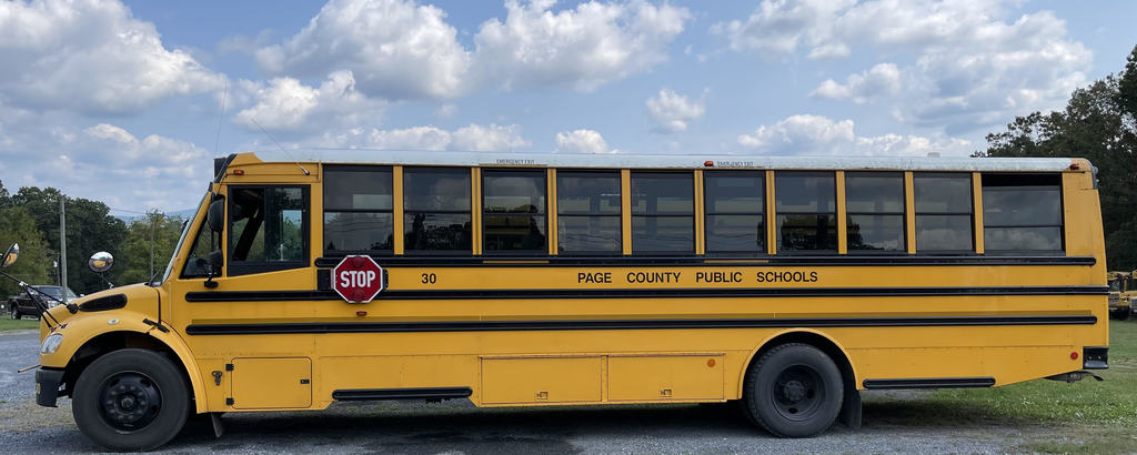 Page County Public Schools Bus 