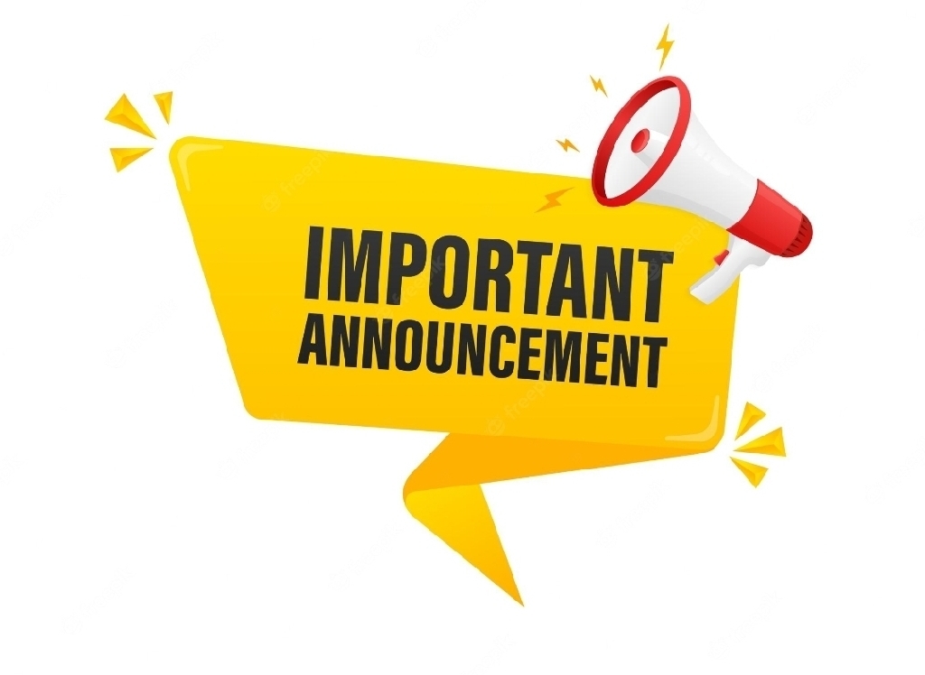 important announcement