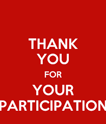 Thank you for your participation 