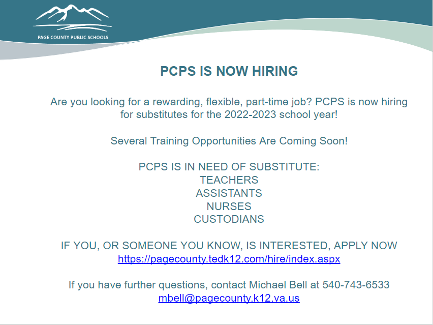 pcps now hiring 