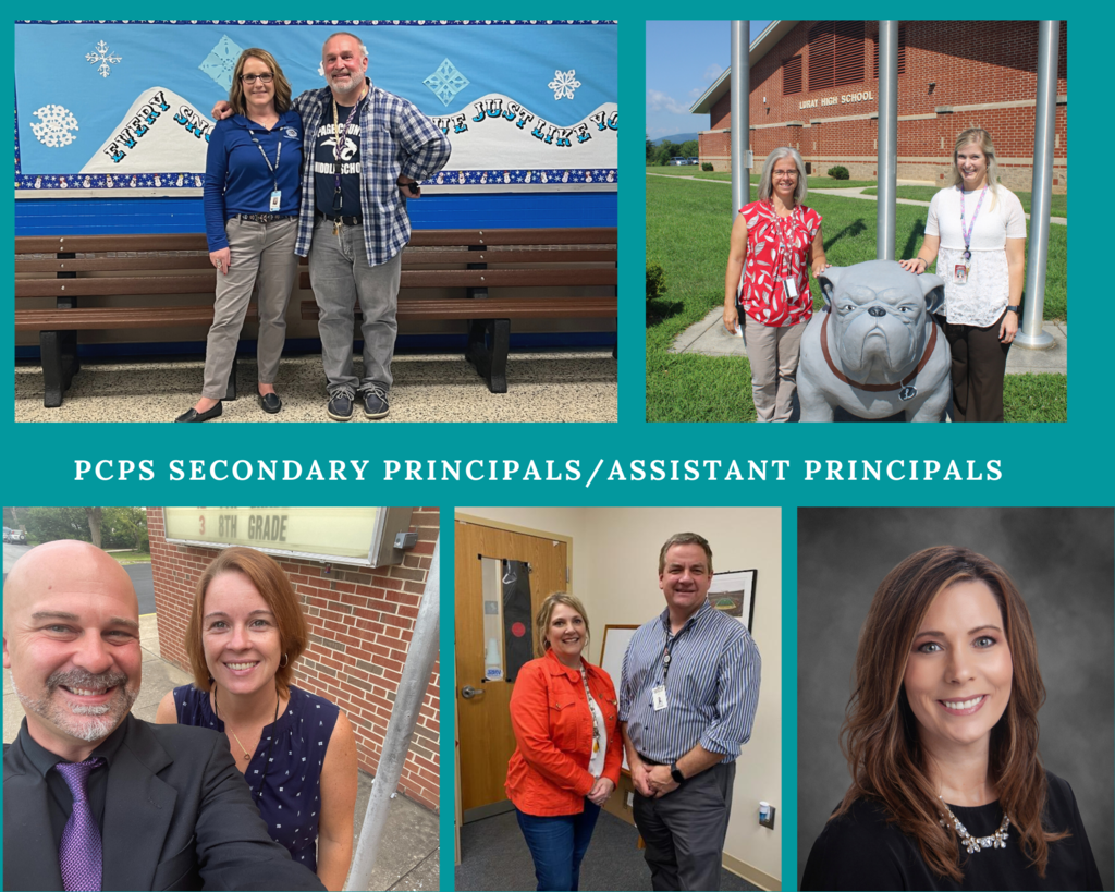 Secondary principals collage