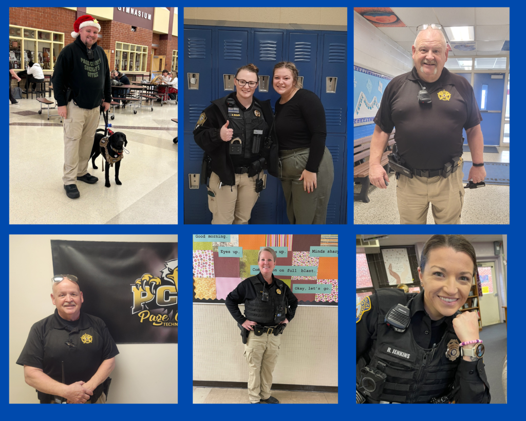 SROs from different schools across the division