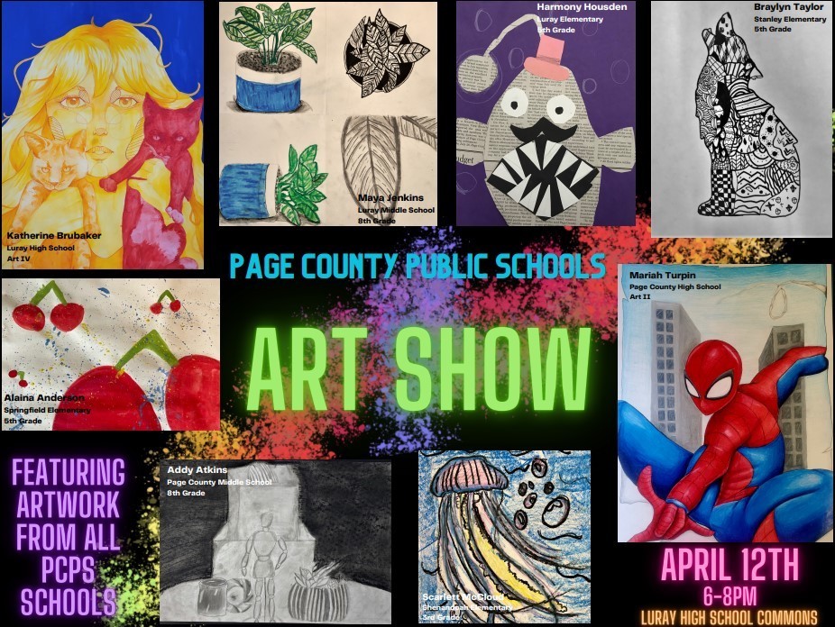 Page County Public Schools Art Show 2023