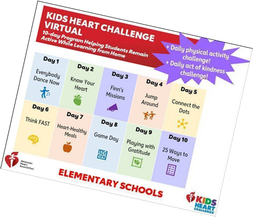heart challenge flyer
