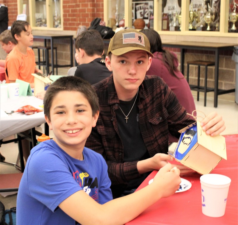 LHS AND SPRINGFIELD STUDENTS MEET THEIR "PEN PALS" FOR THE FIRST TIME